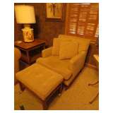 Chair, ottoman