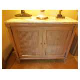 PR. marble top speaker cabinets