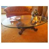oval coffee table