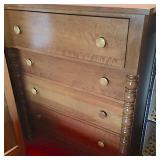 Pine tall dresser