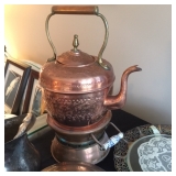 Brass tea kettle