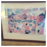 Signed water color