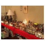 Dept. 56 Dickens Village, Christmas lights in the City & New England Village
