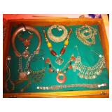 Some of the exotic costume jewelry