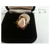 10kt pearl ring 2.5 g