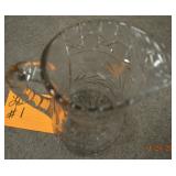 Cut glass pitcher