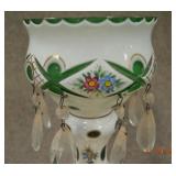 handpainted lustre with prisms