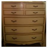 7 drawer chest drexel with gold trim