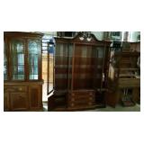 Open View Mahogany Cabinet