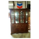 Very nice Solid Pine Vintage China Cabinet