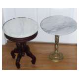 MARBLETOP PLANT STANDS