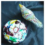 GLASS PAPERWEIGHTS