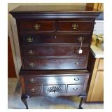 QUEEN ANNE CHEST ON CHEST