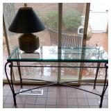 NICE GLASS TOP TABLE