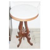 MARBLE TOP PLANT STAND