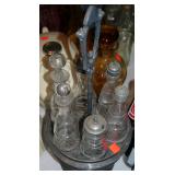 CONDOMENT STAND W/ BOTTLES