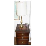 MAHOGANY LAMP TABLE