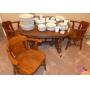 OAK TABLE W/CHAIRS