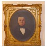 ANTIQUE PIC AND FRAME