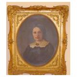 ANTIQUE PIC AND FRAME