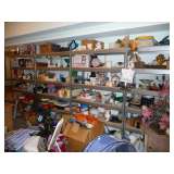 ASSORTED ITEMSASSORTED ITEMS AND SHELVES