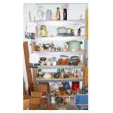 ASST ITEMS AND SHELVES