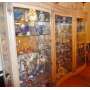 3 GLASS FRONT CURIO CABINETS