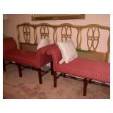 matching vanity benches