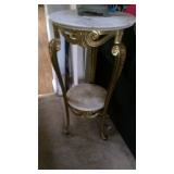 marble top accent table