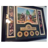 framed wizard of oz memorabilia