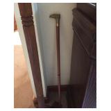walking stick brass eagle head