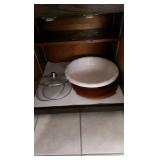 serving bowls and platter