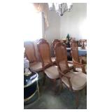 Cane back dining chairs 