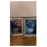 vintage bed spread and panels