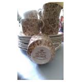 Staffordshire dinnerware