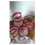 cranberry glassware