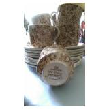 Staffordshire dinnerware