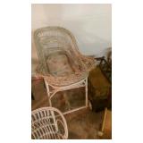 old wicker bassinet