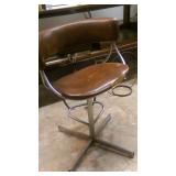 old barber chair