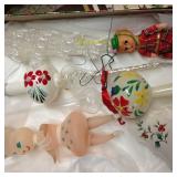 vintage Christmas ornaments