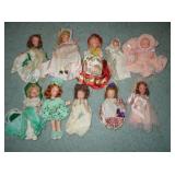 miniature vintage dolls