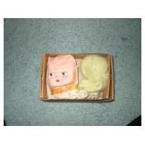 vintage doll head/hair