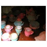 vintage child pottery 2 sets