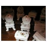 vintage porcelain child set