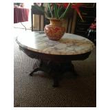 marble top cocktail table