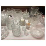 more crystal and glass ware
