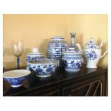 blue n white oriental