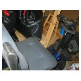 Golden Electric Scooter with ramp for F150 Truck