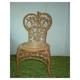 Wicker side chair