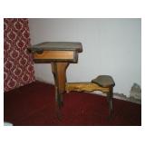 Vintage school desk